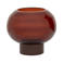 Urban Nature Culture glazen waxinelichthouder Havara 18x15,5 cm - bruin