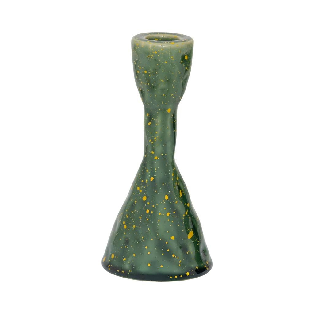 Urban Nature Culture keramieken kandelaar Oto 16 cm - groen
