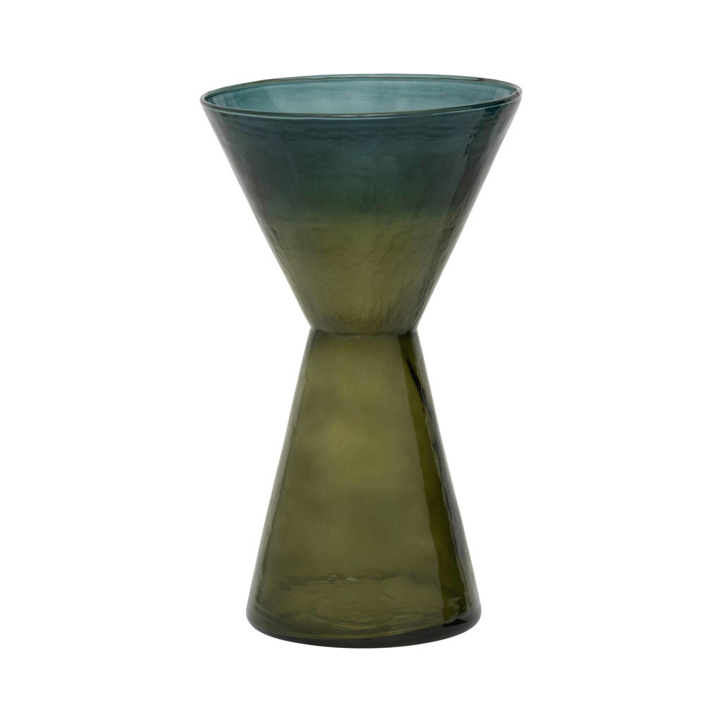 Urban Nature Culture glazen vaas Ami 30 cm - groen