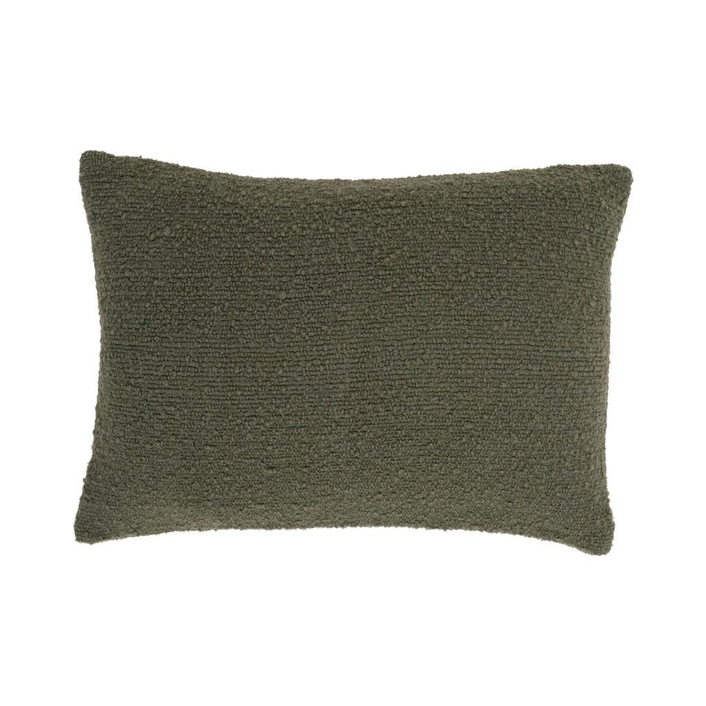 Urban Nature Culture rechthoekige sierkussen Narumi 60x40x10 cm - groen