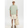 Selected relaxed T-shirt met backprint groen