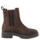 Lazamani Nola suède enkelboots - donkerbruin