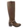 Lazamani western suède bikerboots - bruin