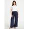 Cache Cache wide leg regular waist casual broek met krijtstreep