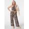 MS Mode jumpsuit met paisley print bruin