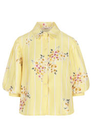 thumbnail: LOLALIZA gestreepte blouse geel