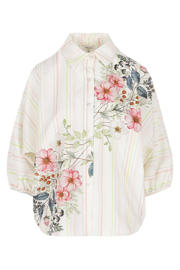thumbnail: LOLALIZA gestreepte blouse ecru