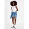 Cache Cache regular high waist short medium blue denim
