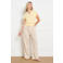 LOLALIZA wide leg regular waist broek