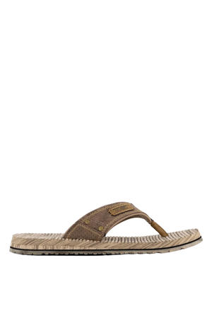 Quill teenslippers bruin