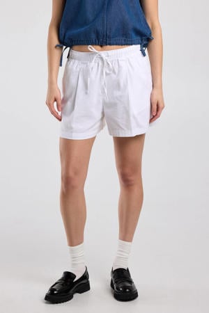 regular waist casual short ecru
