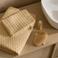 NOUS Living katoenen washandjes 20x15 cm - geel (set van 2)