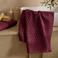 NOUS Living katoenen handdoek 110x60 cm - donkerrood