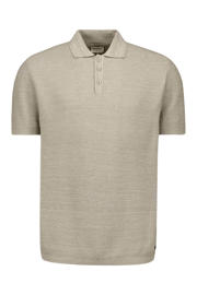 thumbnail: No Excess regular polo gebreid zand
