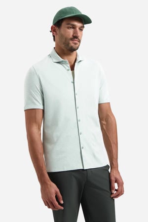 regular casual overhemd lichtgroen