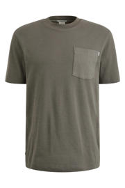 thumbnail: Cast Iron regular T-shirt met backprint antraciet