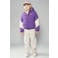 Moodstreet gewatteerde winterjas - paars/offwhite