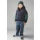 Moodstreet winterjas - donkerblauw/groen