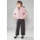 Moodstreet gewatteerde winterjas - roze/offwhite