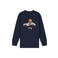 Baron Filou Honeygang sweater met print - marineblauw