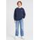 Petrol Industries sweater met backprint - donkerblauw