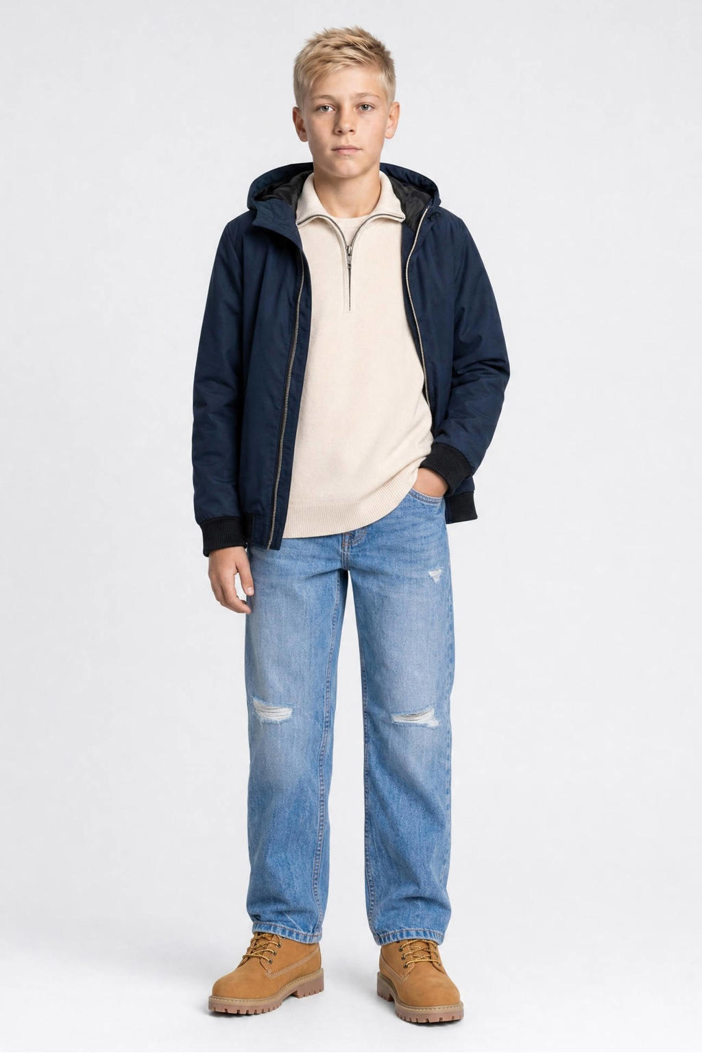 Petrol Industries winterjas - donkerblauw