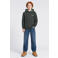 Petrol Industries rechtvallende hoodie met logo - donkergroen