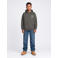 Petrol Industries hoodie met backprint - antraciet