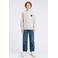 Petrol Industries sweater met logo - lichtgrijs