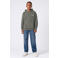 Petrol Industries hoodie met backprint - grijsgroen