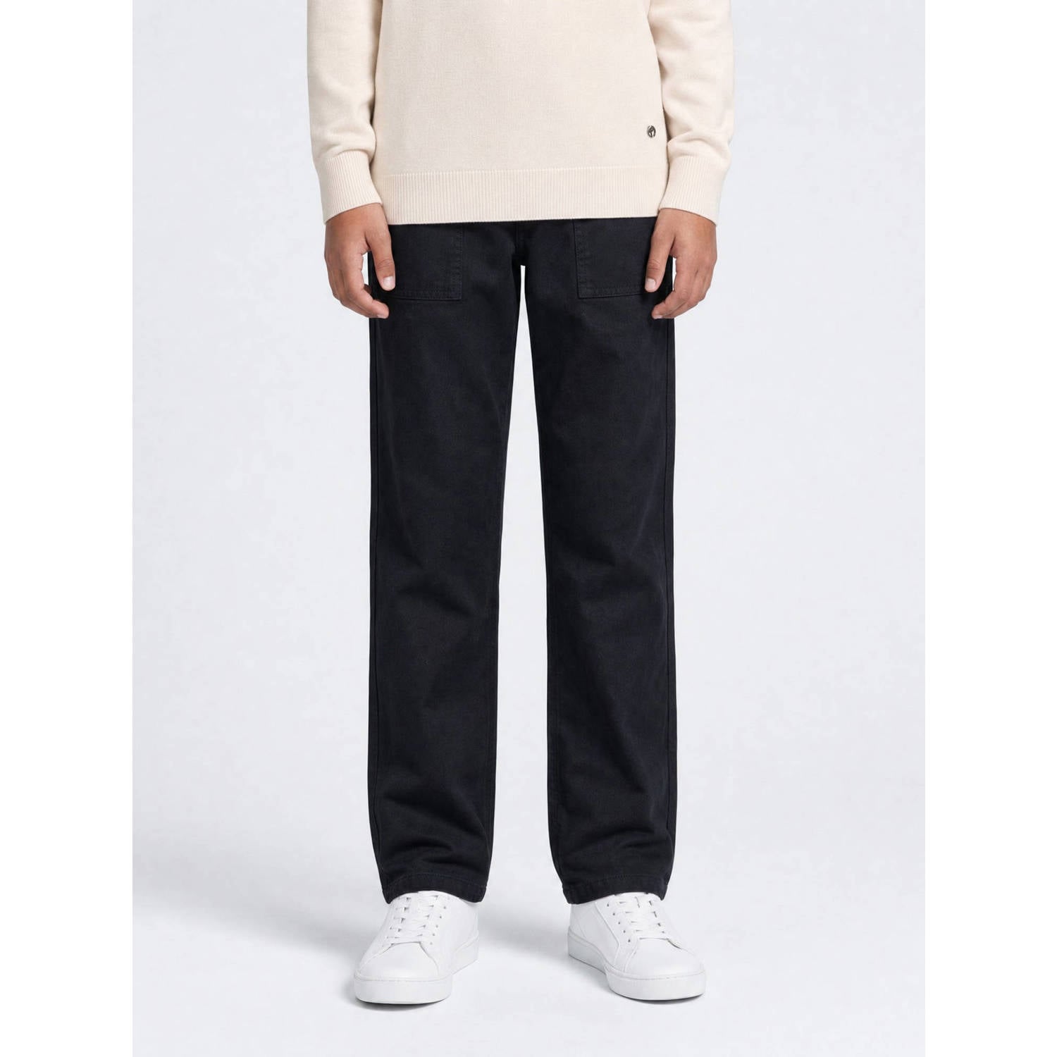 Petrol Industries loose fit jeans zwart denim