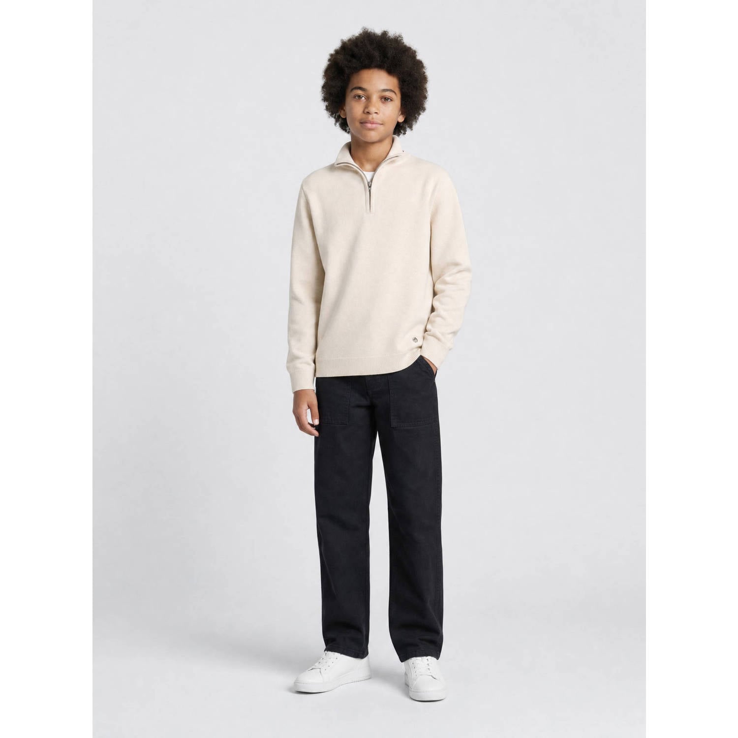 Petrol Industries loose fit jeans zwart denim