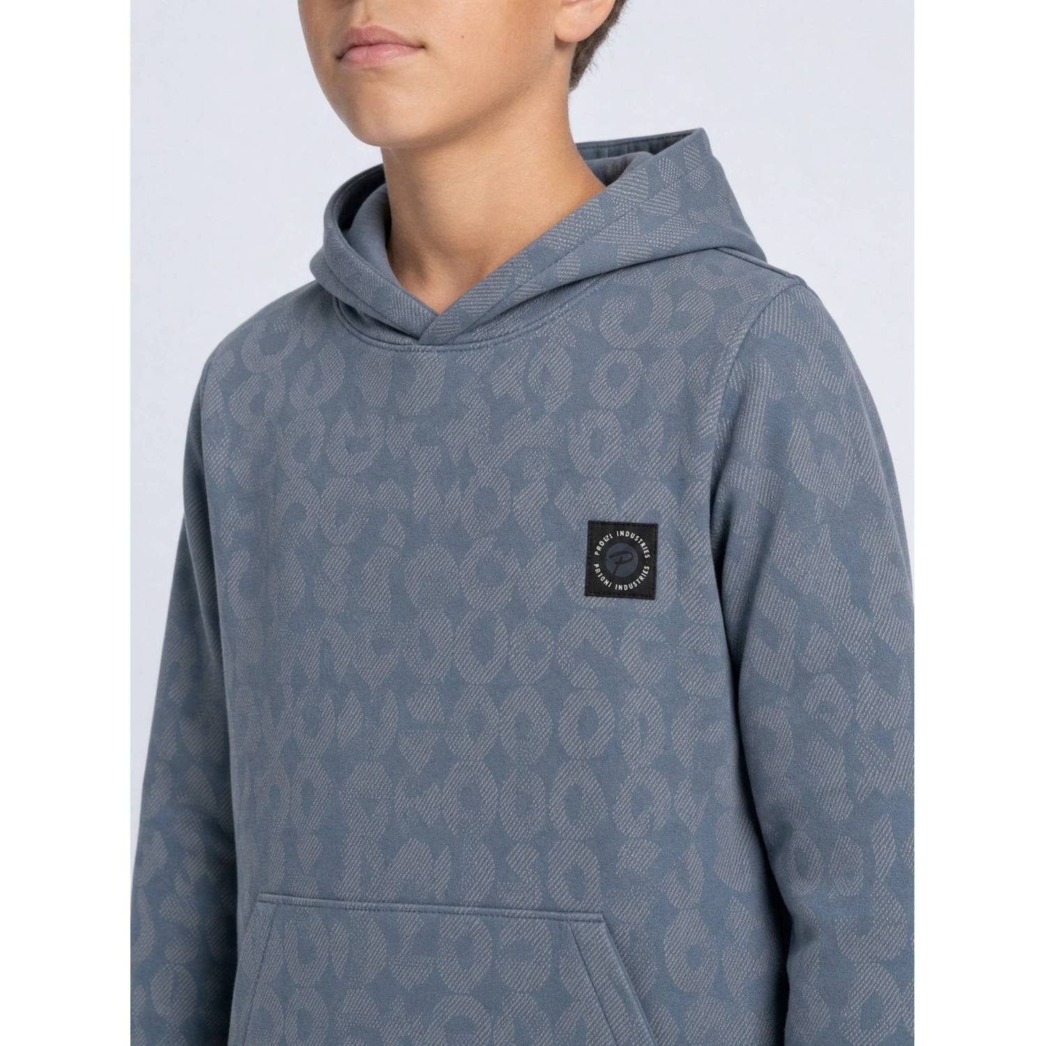 Petrol Industries hoodie met logo blauw