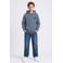 Petrol Industries hoodie met logo - blauw