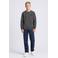 Petrol Industries katoenen sweater met logo - antraciet