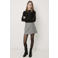 Frankie&Liberty pied-de-poule korte rok - zwart