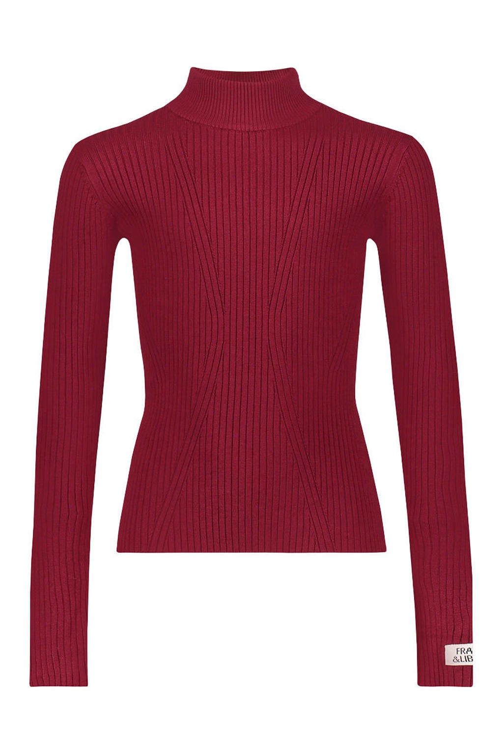 Frankie&Liberty aansluitende longsleeve - rood