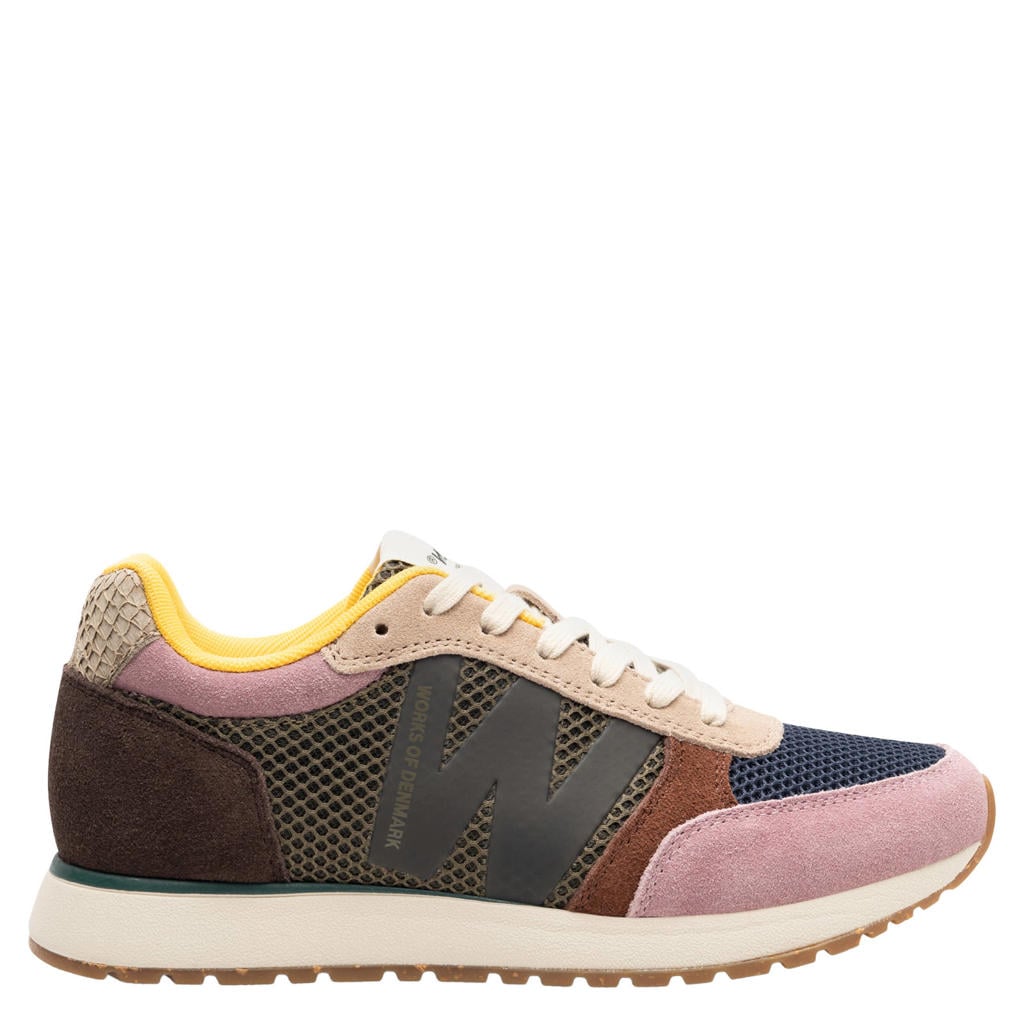 Woden Ronja Icon suède leren sneakers multi