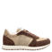Woden Ronja leren sneakers bruin