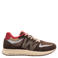 Woden Rigmor Open Mesh leren sneakers bruin