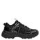 Woden Sif II chunky imitatieleren sneakers - zwart