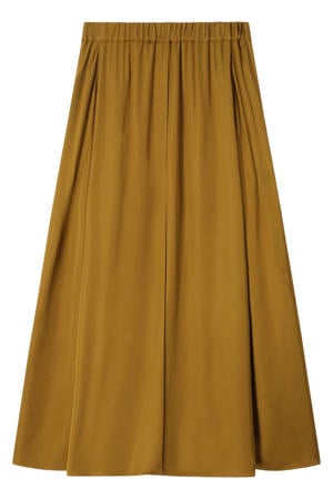 viscose maxi rok - geel