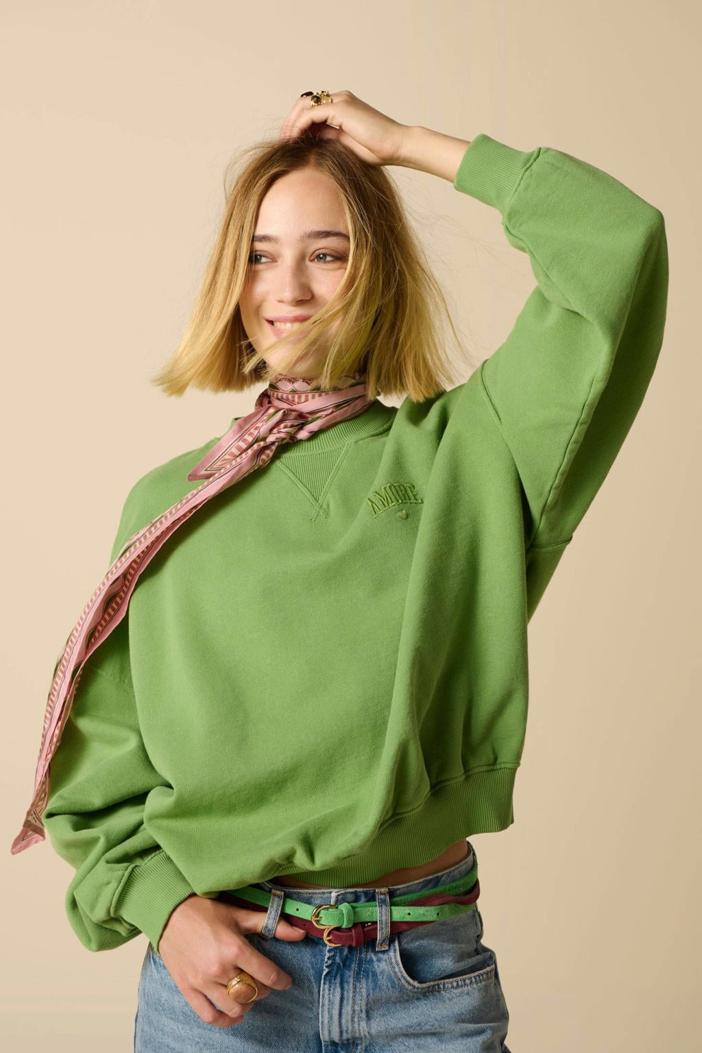 Sissy-Boy katoenen sweater - groen