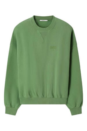 katoenen sweater - groen