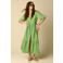 Sissy-Boy katoenen midijurk - groen