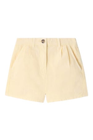 casual short lichtgeel