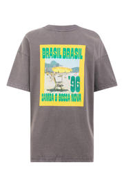 thumbnail: Shoeby T-shirt met backprint grijs