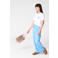 Shoeby regular waist casual broek blauw
