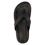 thumbnail: Sacha leren teenslippers zwart