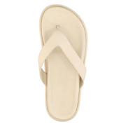 thumbnail: Sacha leren teenslippers ecru